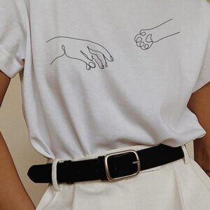 Cat Paw Hand Shirt, Funny Tshirt, Graphic Tee